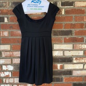 WOMENS AQUA BLACK DRESS SIZE XS MADE IN USA🇺🇸🖤👗